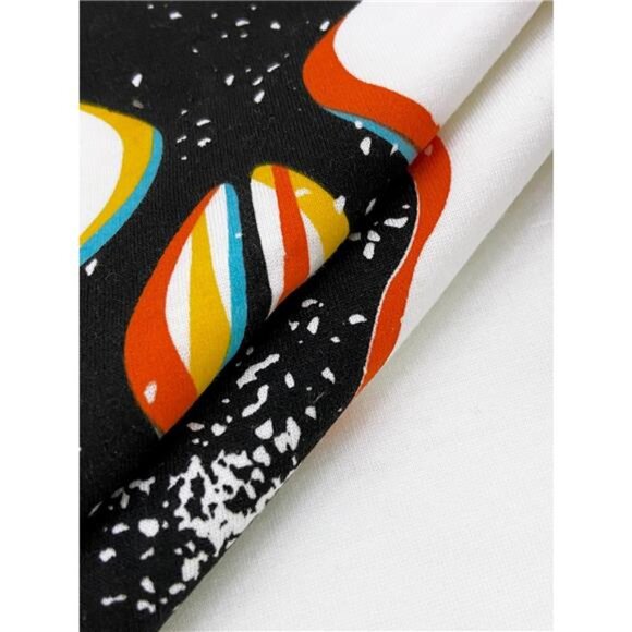 Graphic Round Neck Dropped Shoulder T-Shirt - Picture 6 of 14